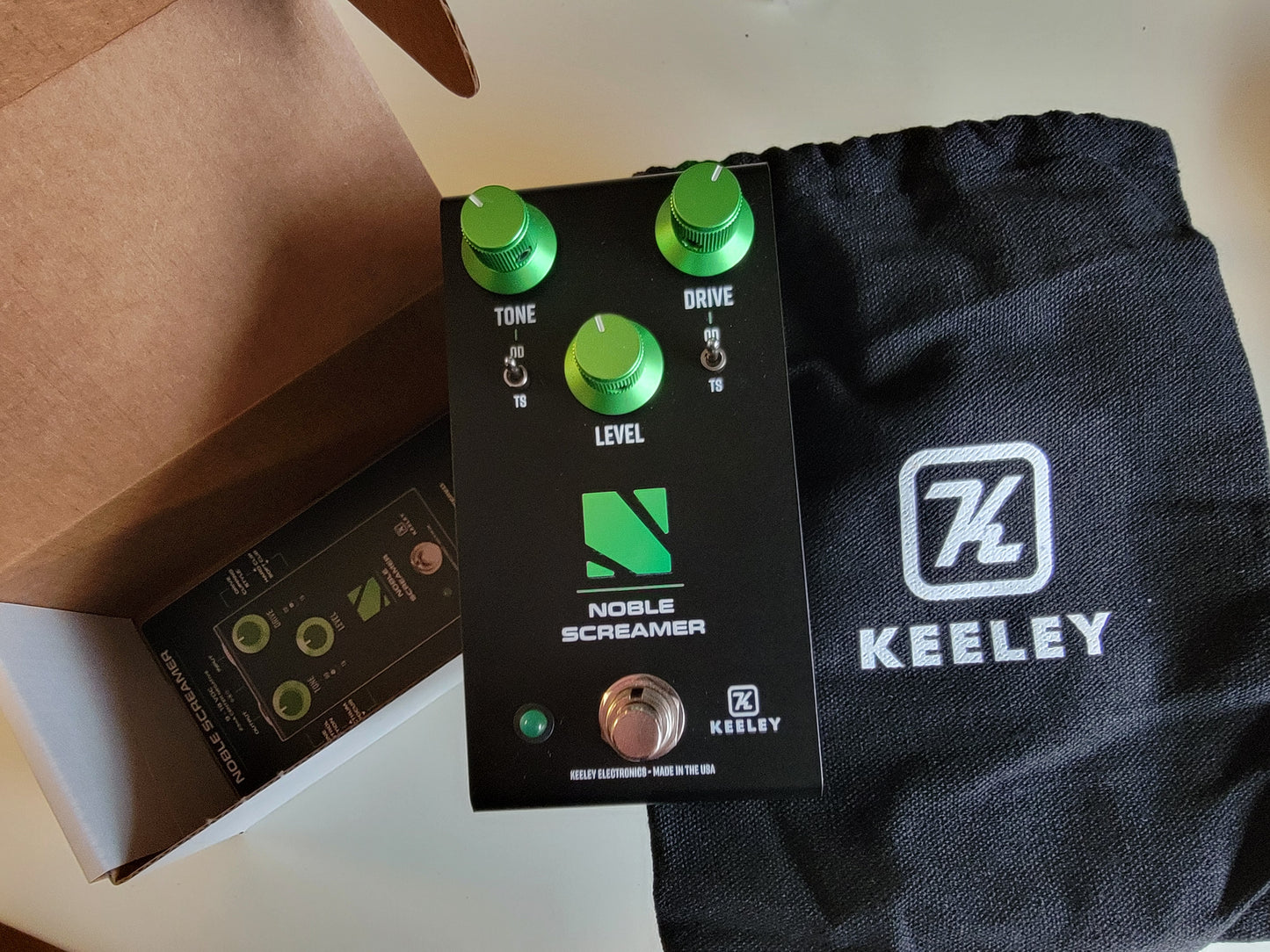 Used Keeley Noble Screamer Overdrive and Boost Pedal