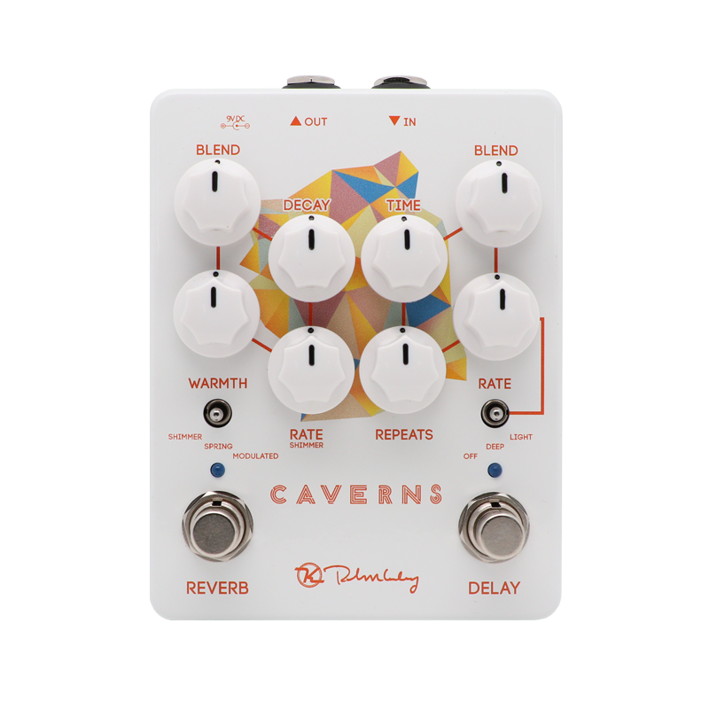 Used Keeley Caverns Delay Reverb V2 Pedal