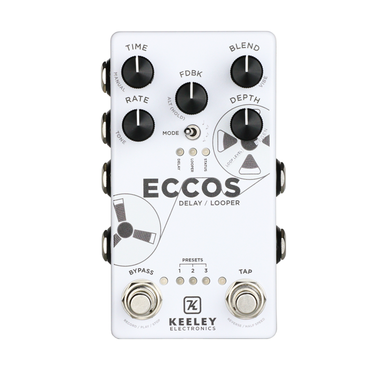 Used Keeley Eccos Delay Looper Pedal