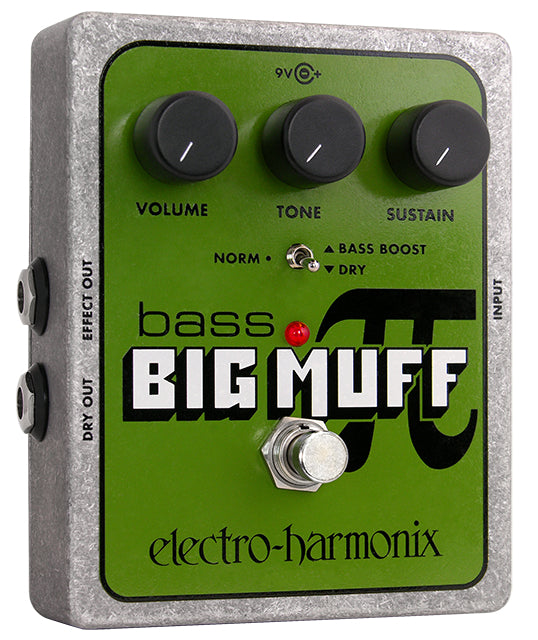 Used Electro-Harmonix Bass Big Muff Pi Distortion Fuzz Pedal