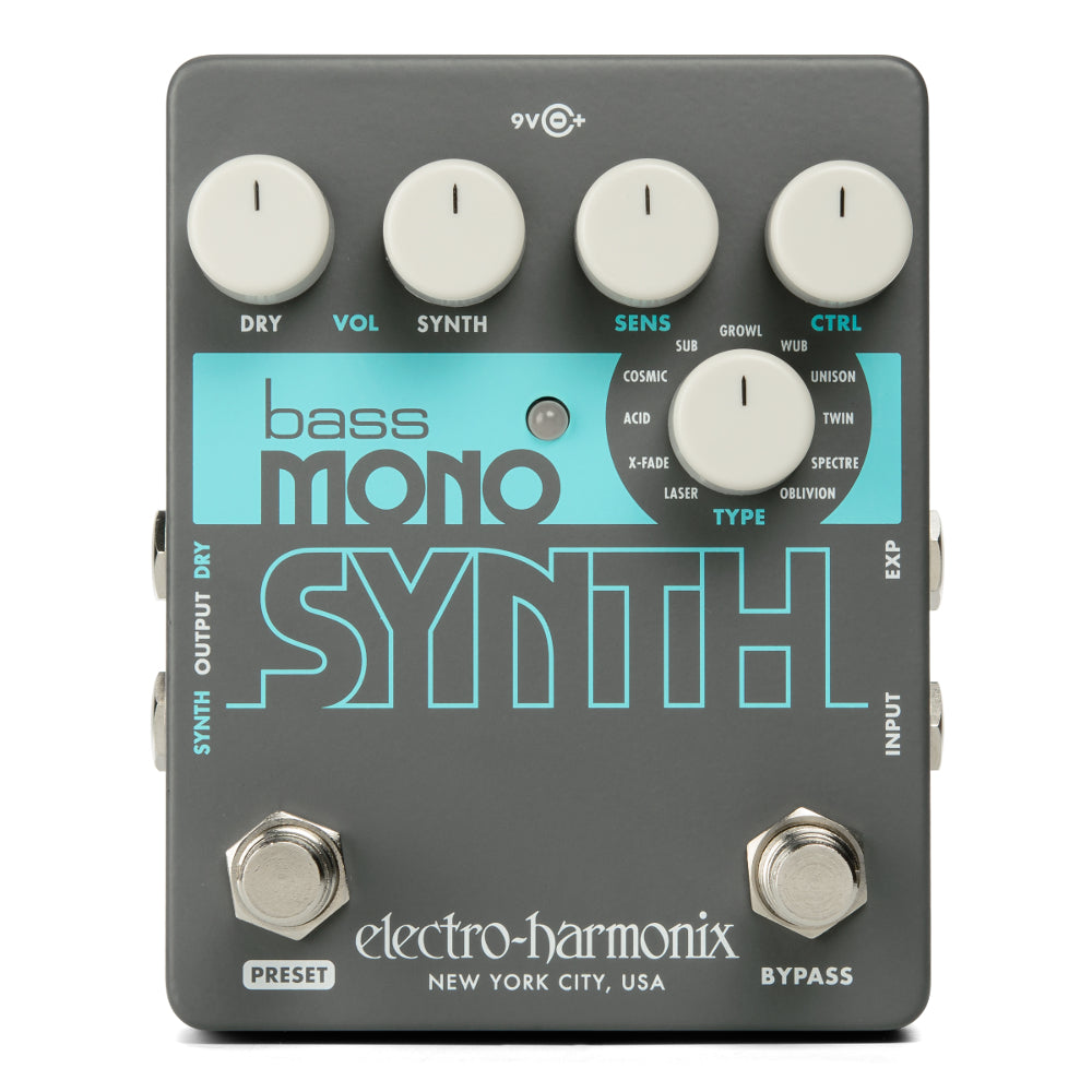 Used Electro-Harmonix Bass Mono Synth Bass Synthesizer Pedal