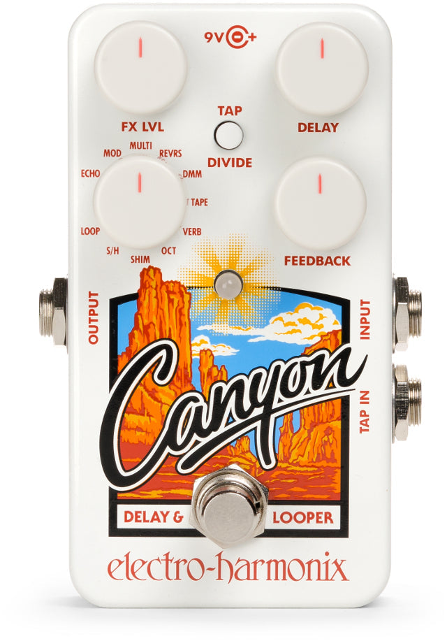 Used Electro-Harmonix Canyon Delay and Looper Pedal