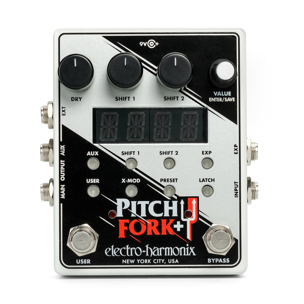 Used Electro-Harmonix Pitch Fork + Plus Polyphonic Pitch Shifter Pedal