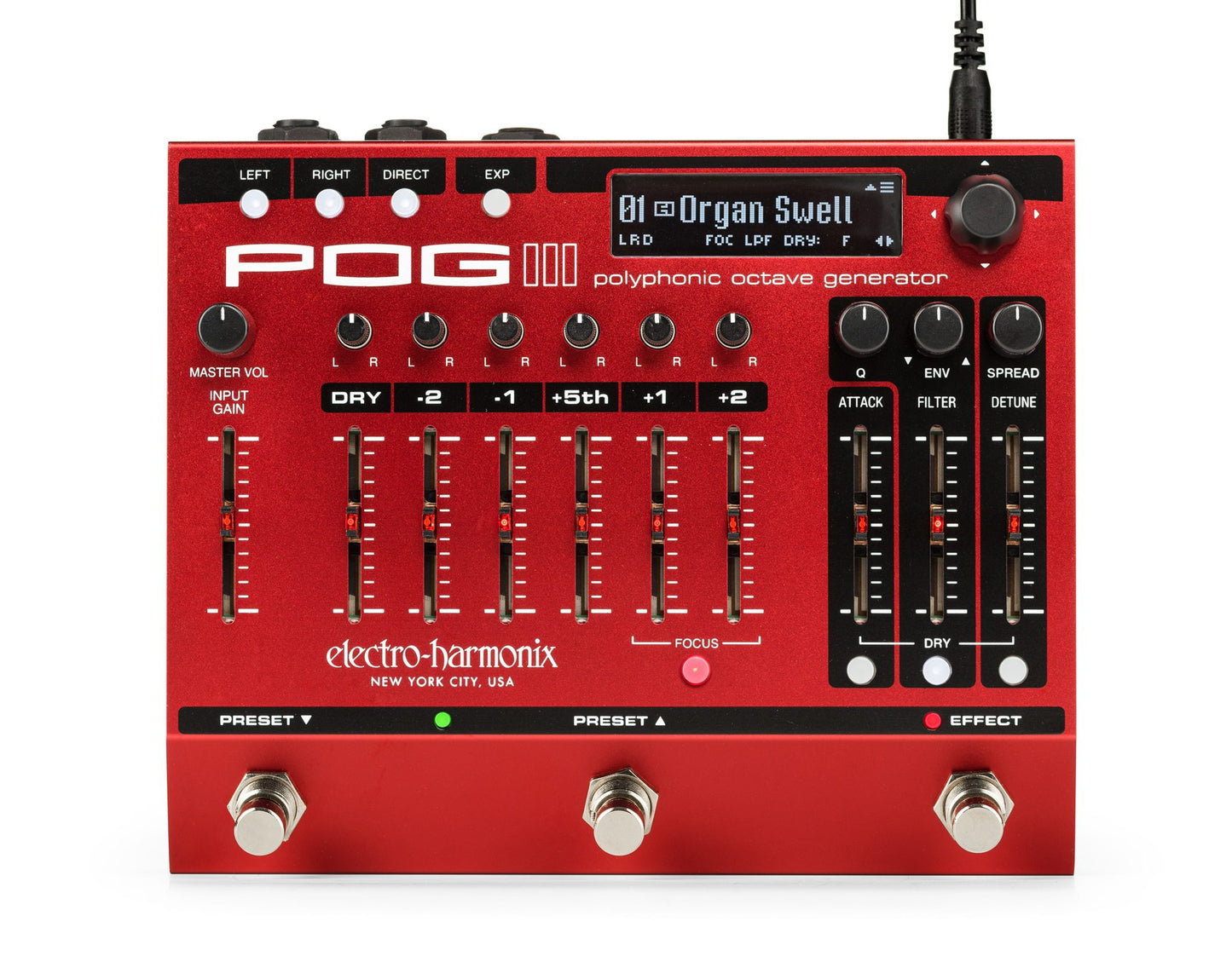Used Electro-Harmonix POG3 Polyphonic Octave Generator Pedal