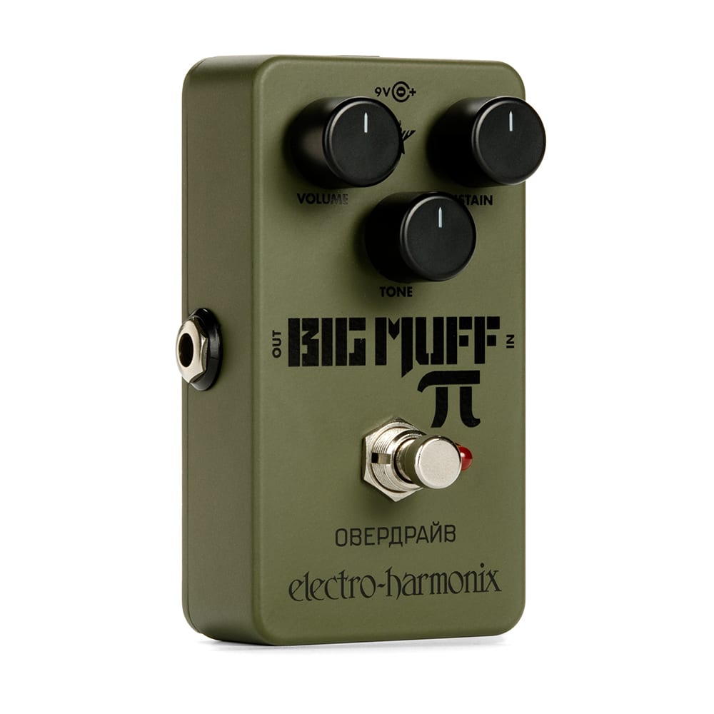 Used Electro-Harmonix Green Russian Big Muff Distortion Sustainer Pedal
