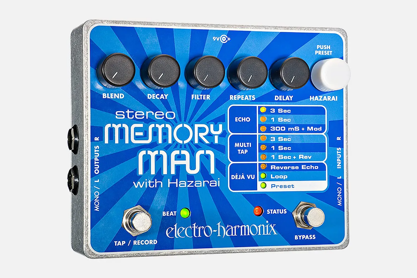 Used Electro-Harmonix Stereo Memory Man with Hazarai Delay Pedal