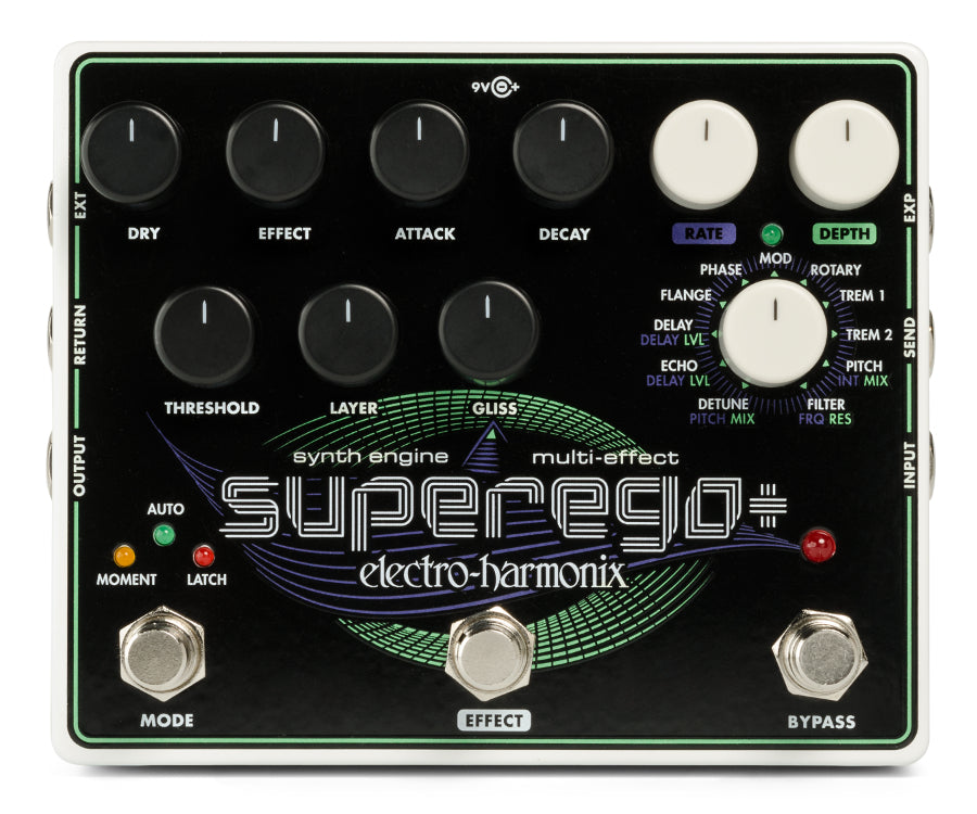 Used Electro-Harmonix Superego+ Synth Engine and Multi Effect Pedal