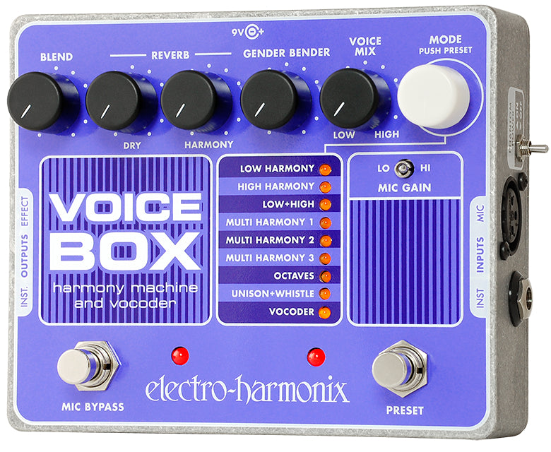 Used Electro-Harmonix Voice Box Harmony Machine and Vocoder Pedal