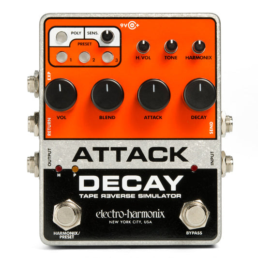 Used Electro-Harmonix Attack Decay Tape Reverse Simulator Pedal