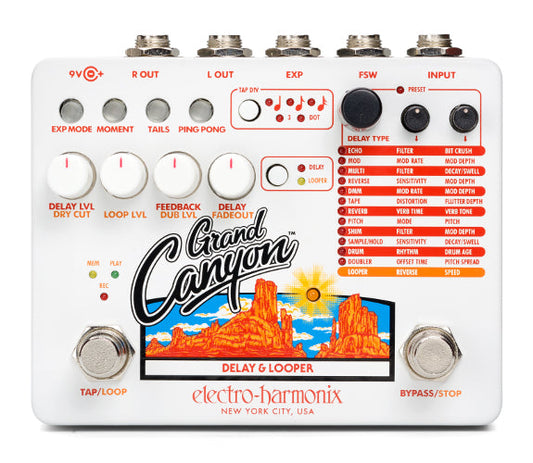 Used Electro-Harmonix Grand Canyon Delay & Looper Pedal