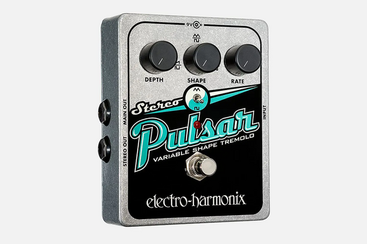 Used Electro-Harmonix Stereo Pulsar Variable Shape Analog Tremolo Pedal