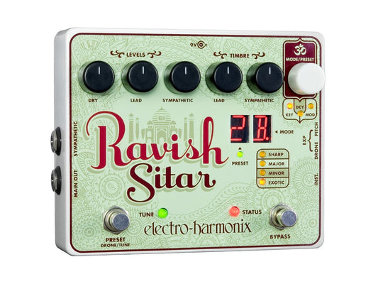 Used Electro-Harmonix Ravish Sitar Emulator Pedal