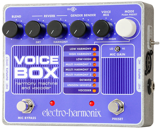 Used Electro-Harmonix Voice Box Harmony Machine and Vocoder Pedal